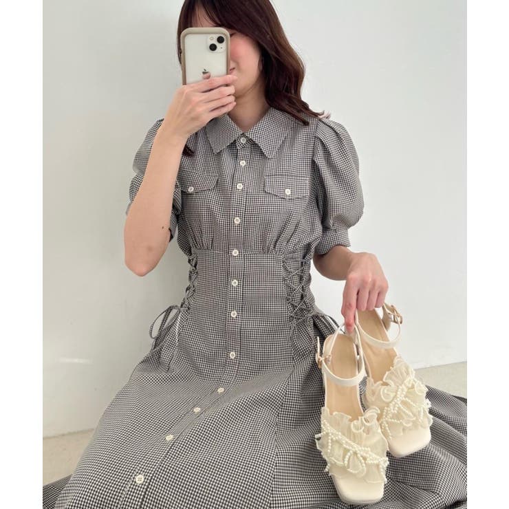 サイドレースアップシャツワンピース | MAJESTIC LEGON  | 詳細画像29 