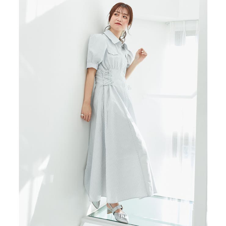 サイドレースアップシャツワンピース | MAJESTIC LEGON  | 詳細画像3 