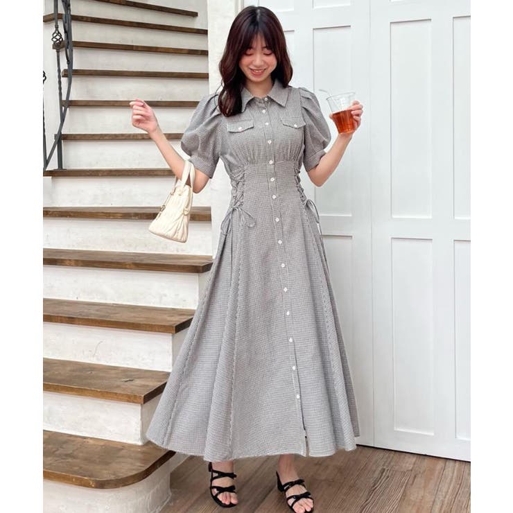 サイドレースアップシャツワンピース | MAJESTIC LEGON  | 詳細画像30 