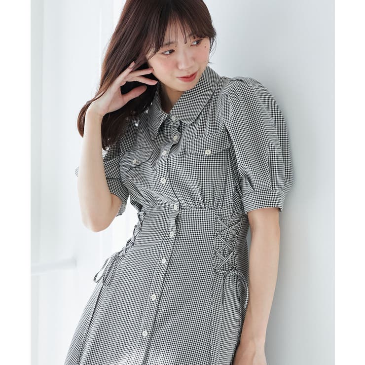 サイドレースアップシャツワンピース | MAJESTIC LEGON  | 詳細画像34 