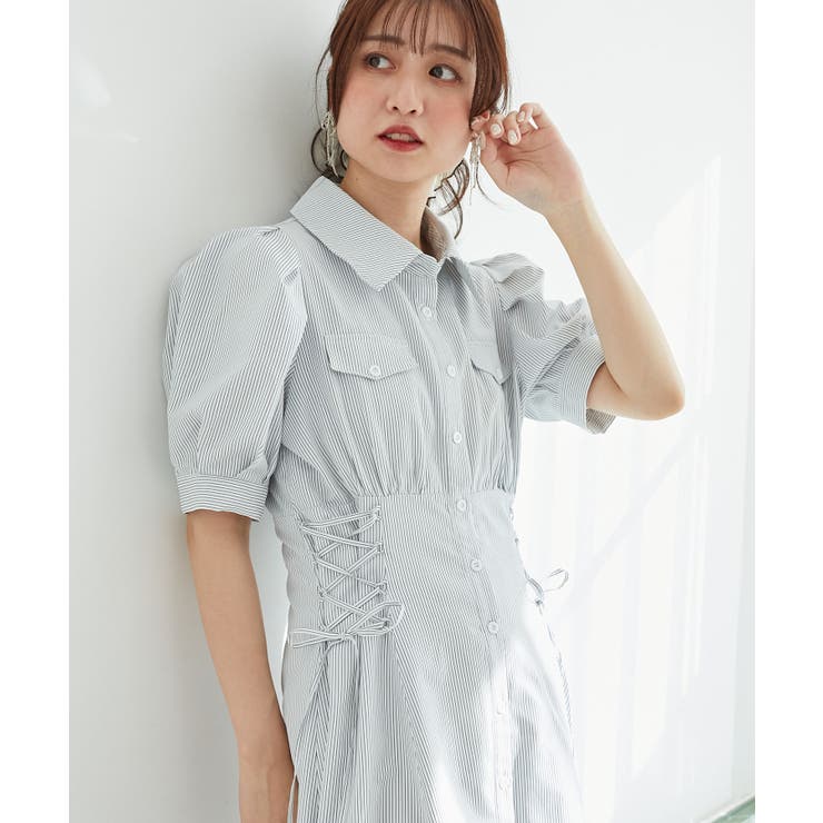 サイドレースアップシャツワンピース | MAJESTIC LEGON  | 詳細画像6 