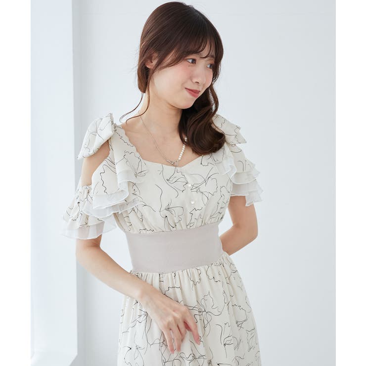 ∞フリルリボンコルセットワンピース | MAJESTIC LEGON  | 詳細画像15 