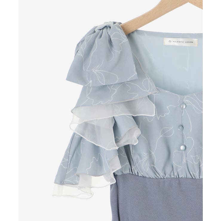 ∞フリルリボンコルセットワンピース | MAJESTIC LEGON  | 詳細画像41 