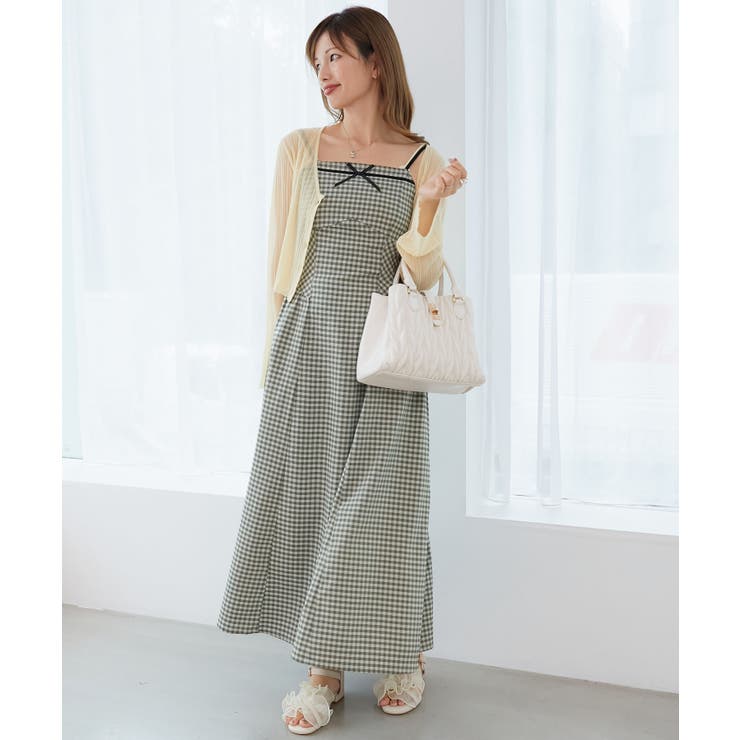 トップスセットデコルテオープンワンピ | MAJESTIC LEGON  | 詳細画像12 