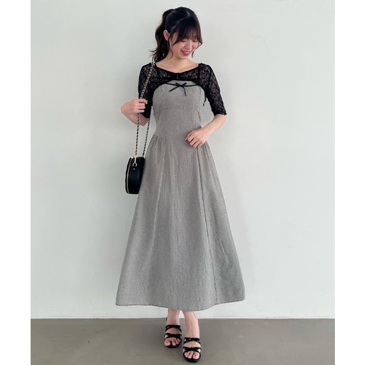 トップスセットデコルテオープンワンピ | MAJESTIC LEGON  | 詳細画像14 