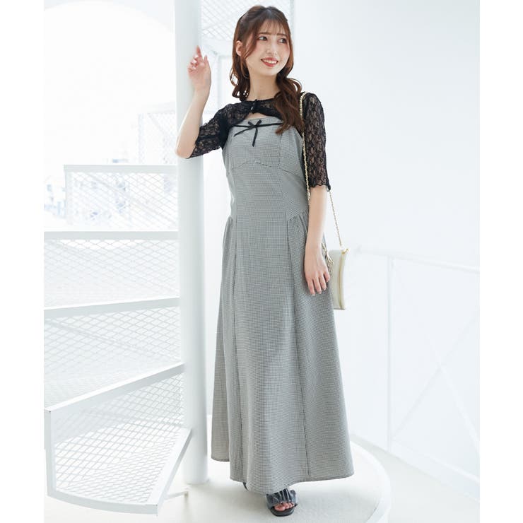 トップスセットデコルテオープンワンピ | MAJESTIC LEGON  | 詳細画像17 