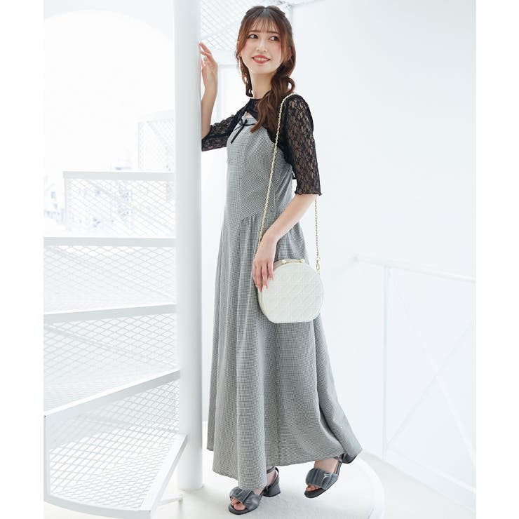 トップスセットデコルテオープンワンピ | MAJESTIC LEGON  | 詳細画像18 