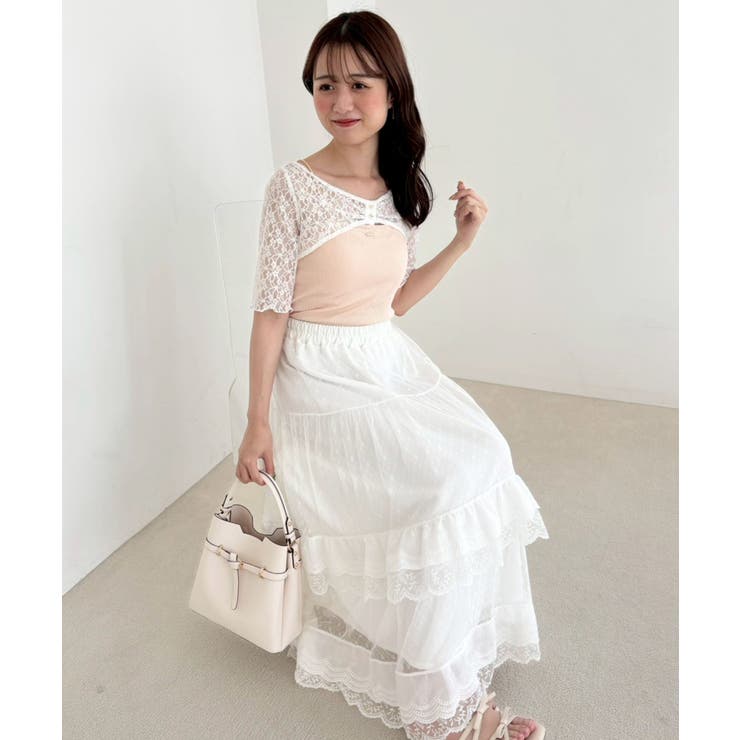 トップスセットデコルテオープンワンピ | MAJESTIC LEGON  | 詳細画像2 