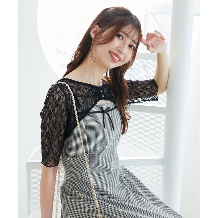 トップスセットデコルテオープンワンピ | MAJESTIC LEGON  | 詳細画像20 