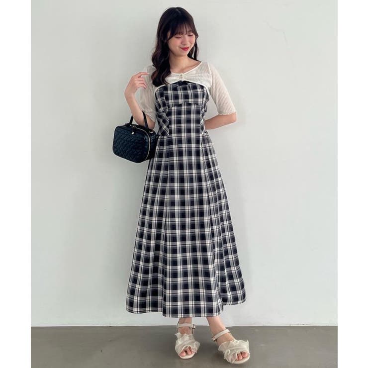 トップスセットデコルテオープンワンピ | MAJESTIC LEGON  | 詳細画像28 