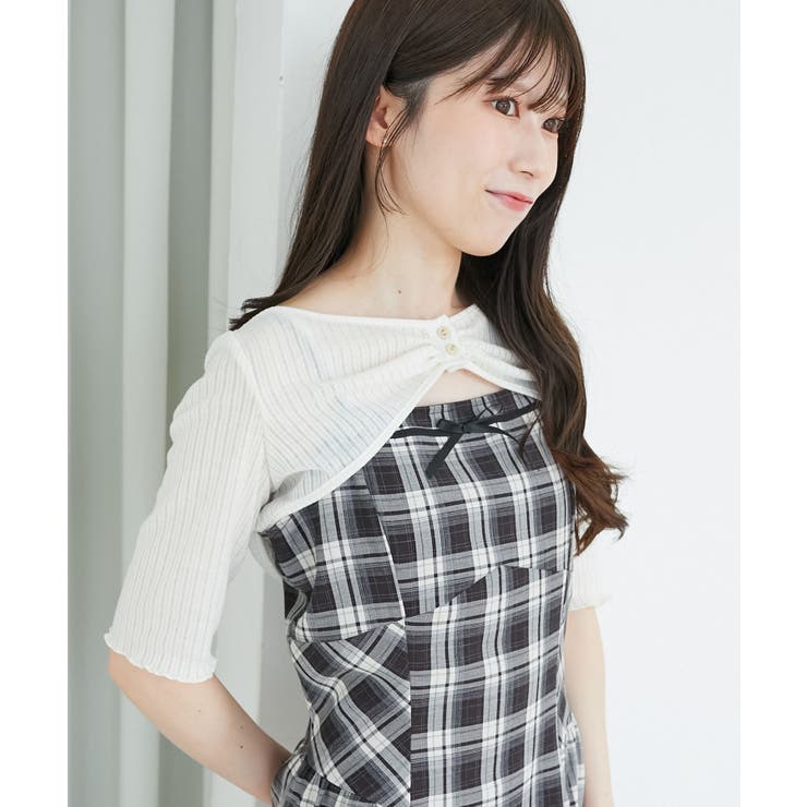 トップスセットデコルテオープンワンピ | MAJESTIC LEGON  | 詳細画像34 