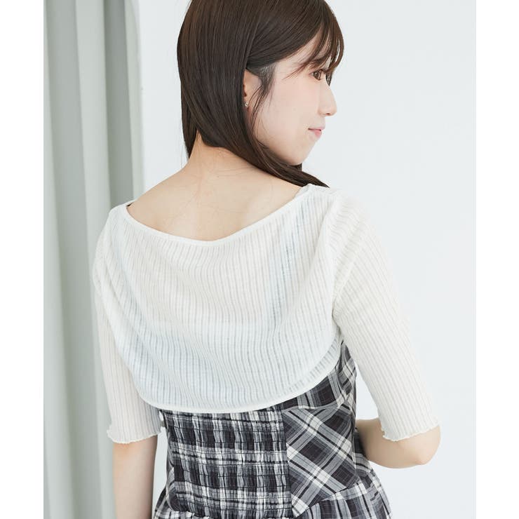 トップスセットデコルテオープンワンピ | MAJESTIC LEGON  | 詳細画像35 