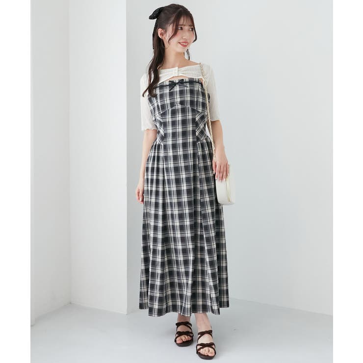 トップスセットデコルテオープンワンピ | MAJESTIC LEGON  | 詳細画像37 