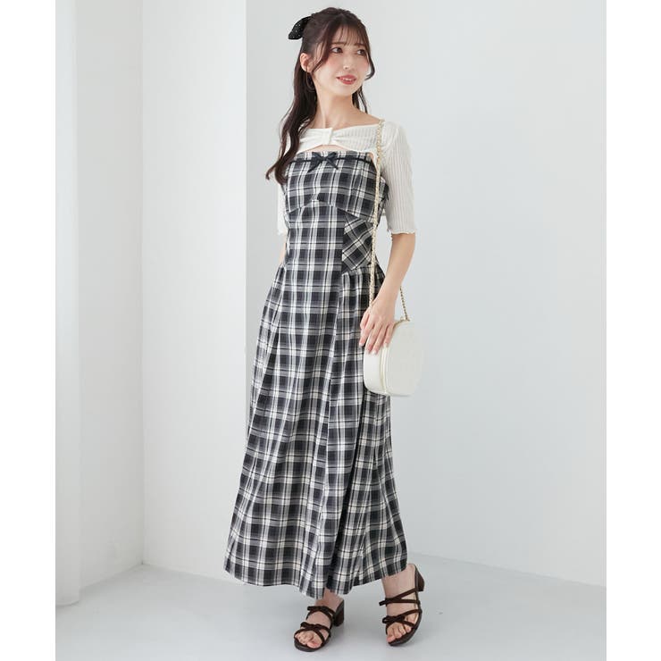 トップスセットデコルテオープンワンピ | MAJESTIC LEGON  | 詳細画像38 