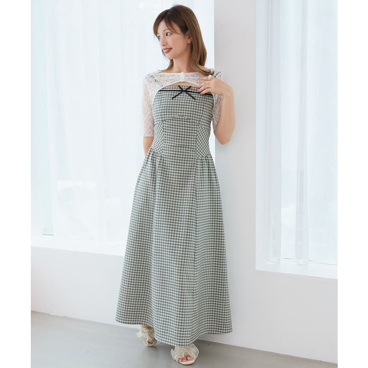 トップスセットデコルテオープンワンピ | MAJESTIC LEGON  | 詳細画像4 