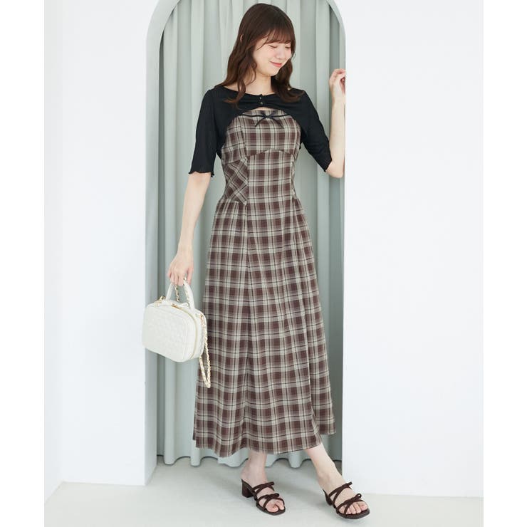 トップスセットデコルテオープンワンピ | MAJESTIC LEGON  | 詳細画像43 