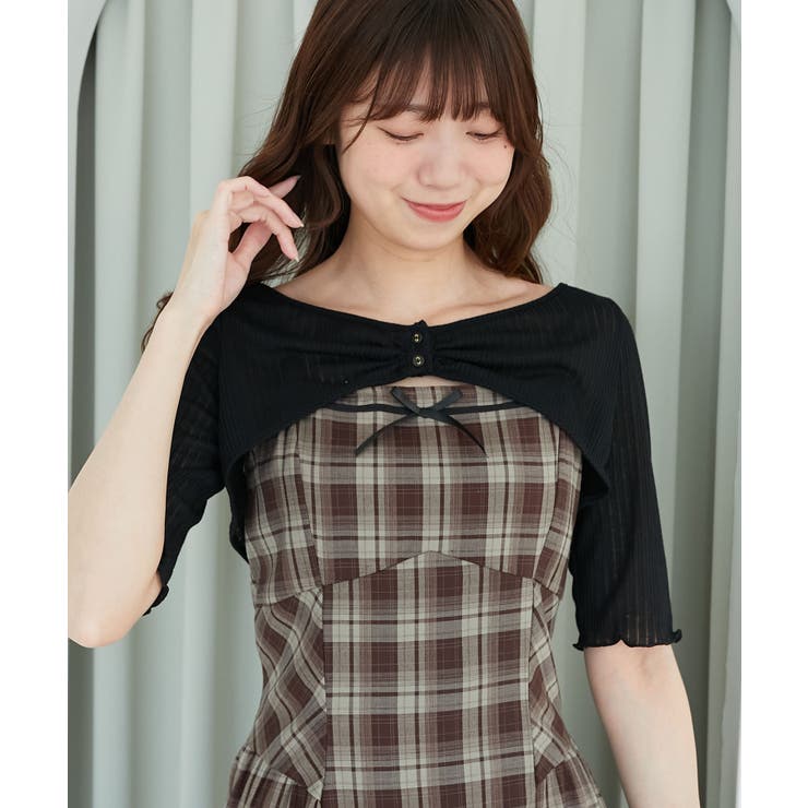 トップスセットデコルテオープンワンピ | MAJESTIC LEGON  | 詳細画像45 