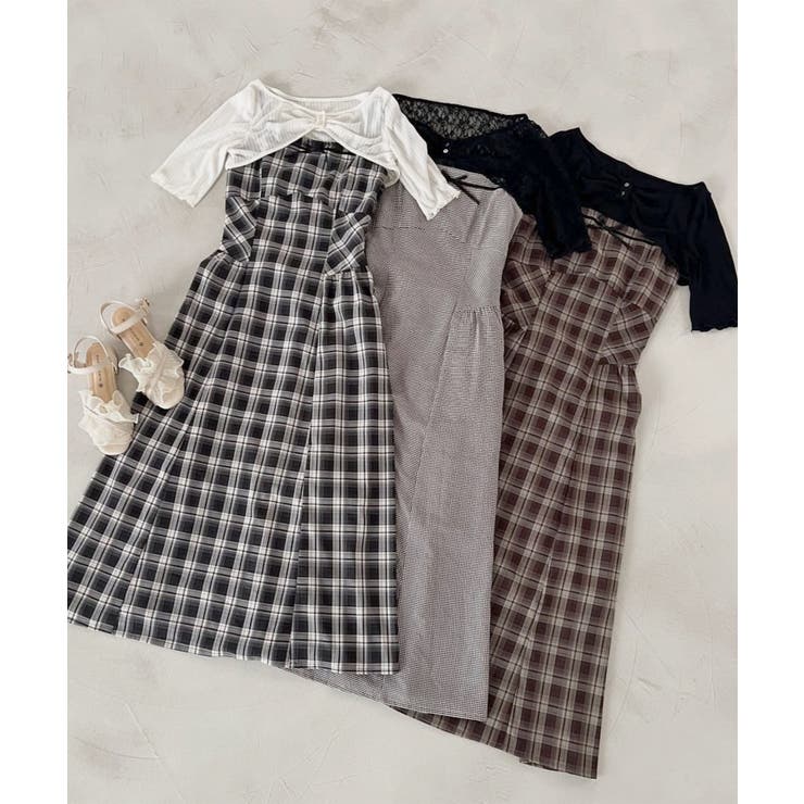 トップスセットデコルテオープンワンピ | MAJESTIC LEGON  | 詳細画像49 