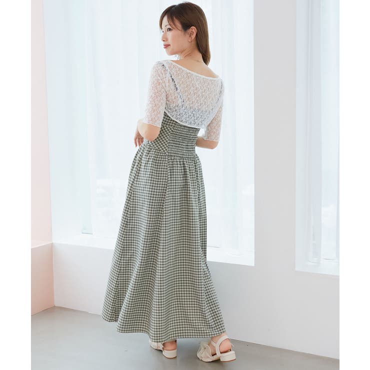 トップスセットデコルテオープンワンピ | MAJESTIC LEGON  | 詳細画像6 