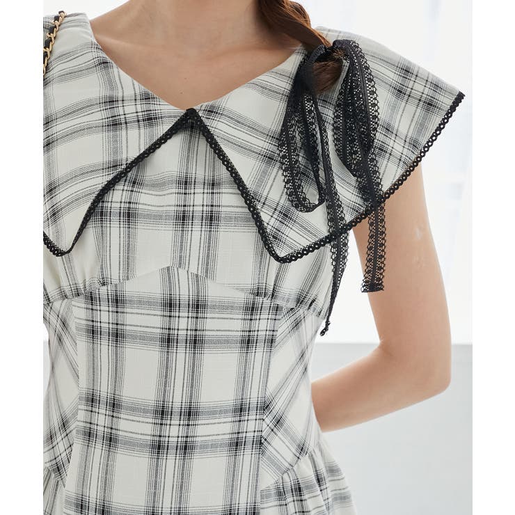 チョーカーセットビッグカラーワンピース | MAJESTIC LEGON  | 詳細画像10 