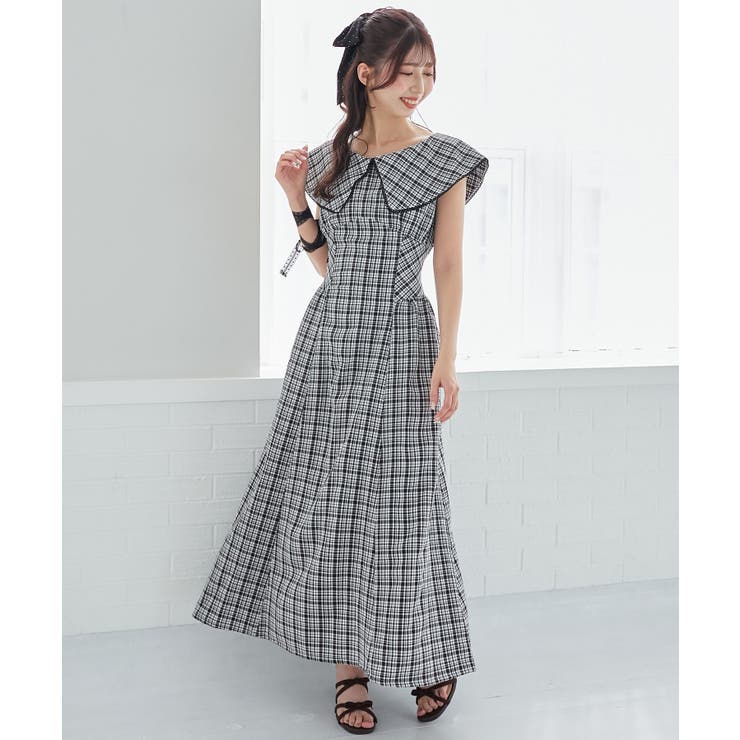 チョーカーセットビッグカラーワンピース | MAJESTIC LEGON  | 詳細画像17 