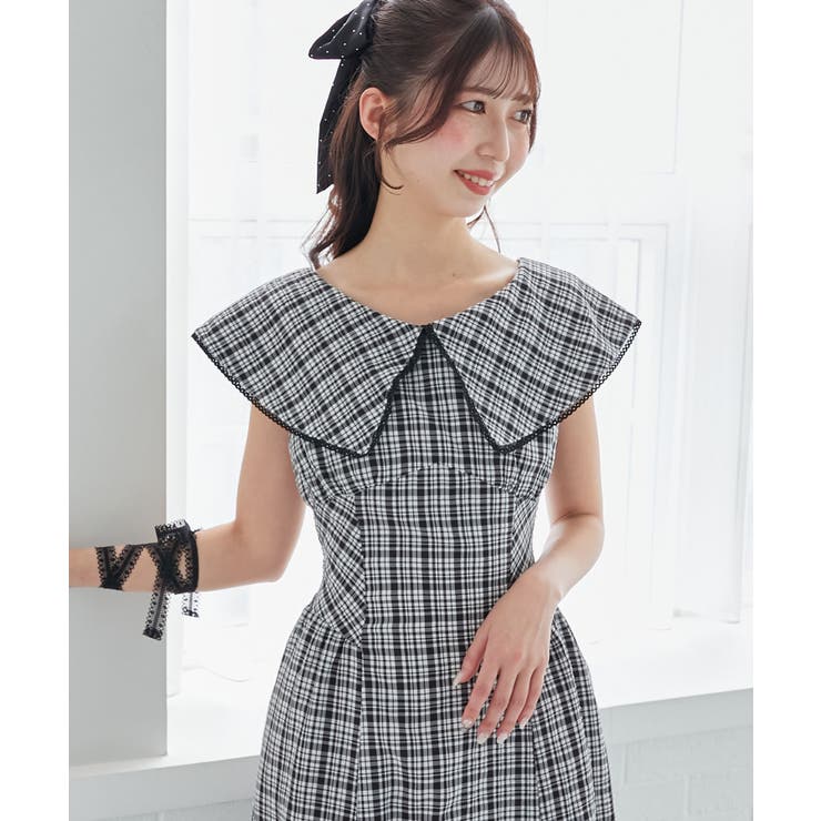 チョーカーセットビッグカラーワンピース | MAJESTIC LEGON  | 詳細画像19 