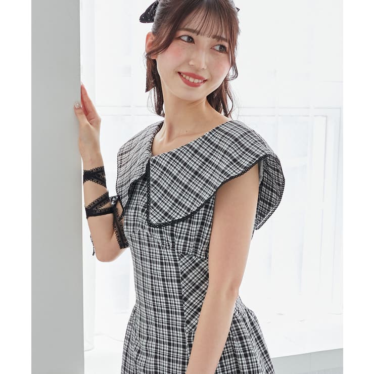 チョーカーセットビッグカラーワンピース | MAJESTIC LEGON  | 詳細画像20 