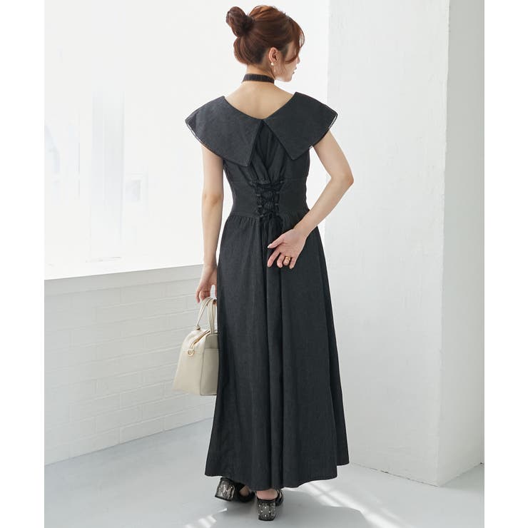 チョーカーセットビッグカラーワンピース | MAJESTIC LEGON  | 詳細画像28 