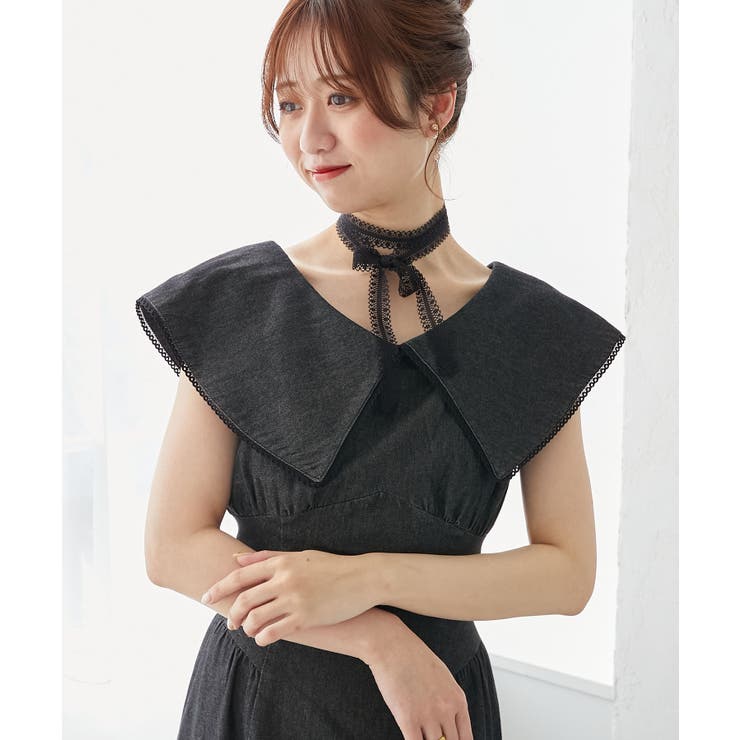 チョーカーセットビッグカラーワンピース | MAJESTIC LEGON  | 詳細画像29 