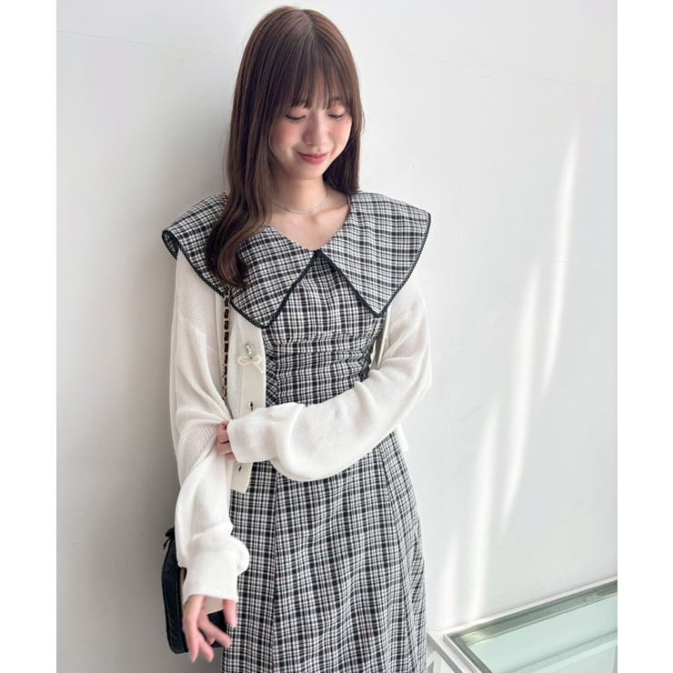 チョーカーセットビッグカラーワンピース | MAJESTIC LEGON  | 詳細画像3 