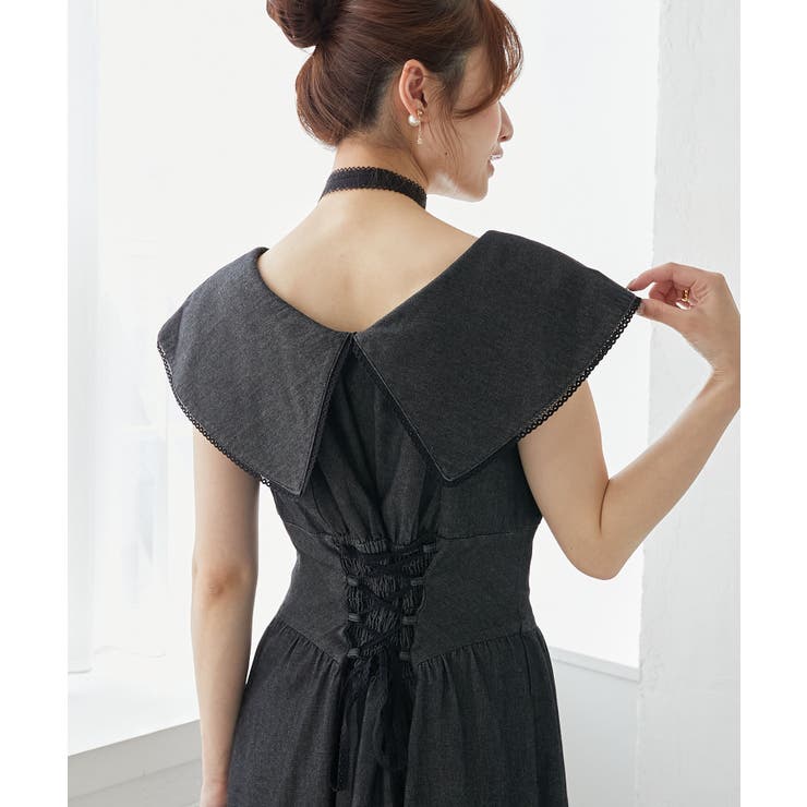 チョーカーセットビッグカラーワンピース | MAJESTIC LEGON  | 詳細画像31 