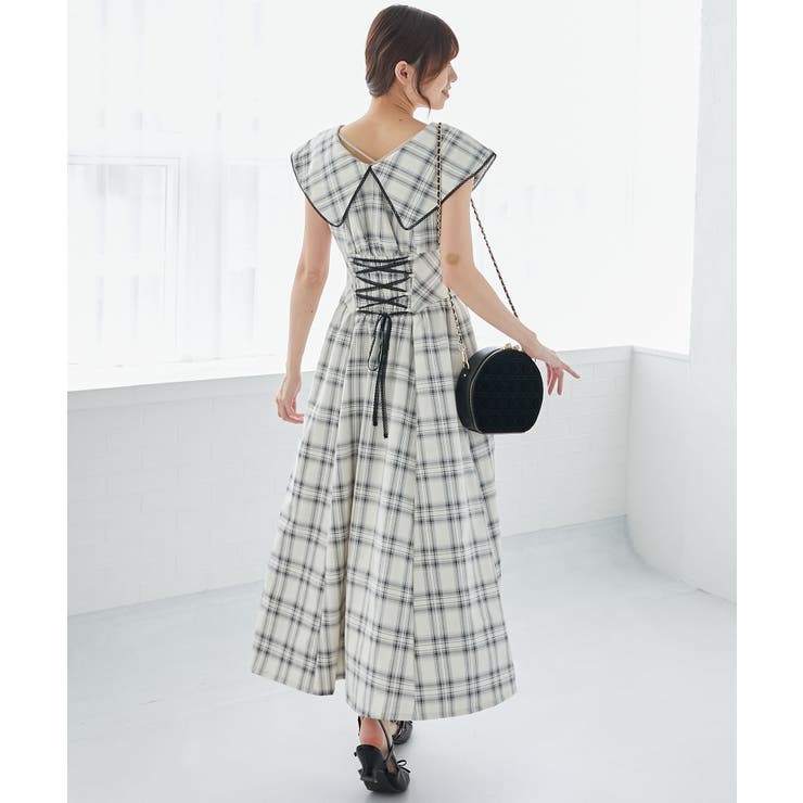 チョーカーセットビッグカラーワンピース | MAJESTIC LEGON  | 詳細画像9 