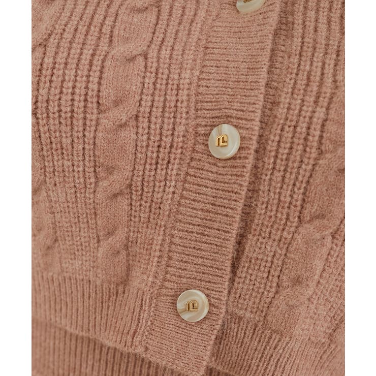 ケーブルショートカーデセットワンピ | MAJESTIC LEGON  | 詳細画像19 