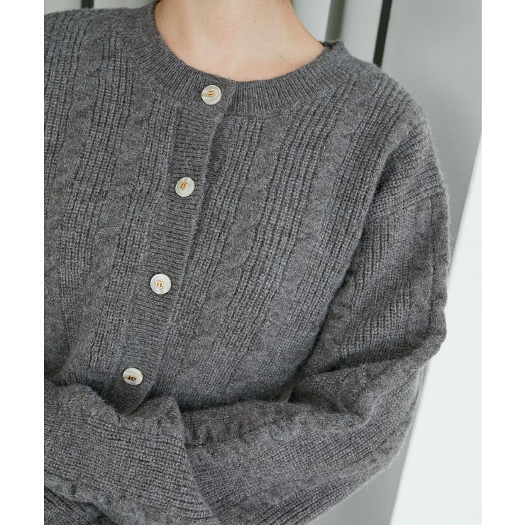 ケーブルショートカーデセットワンピ | MAJESTIC LEGON  | 詳細画像26 