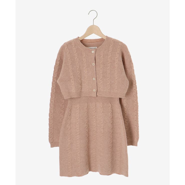 ケーブルショートカーデセットワンピ | MAJESTIC LEGON  | 詳細画像29 