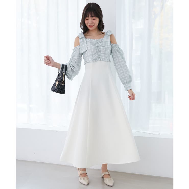 2way肩リボンドッキングワンピ | MAJESTIC LEGON  | 詳細画像10 