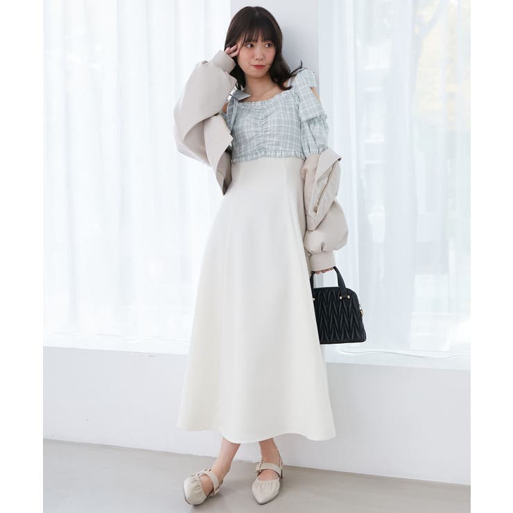 2way肩リボンドッキングワンピ | MAJESTIC LEGON  | 詳細画像14 