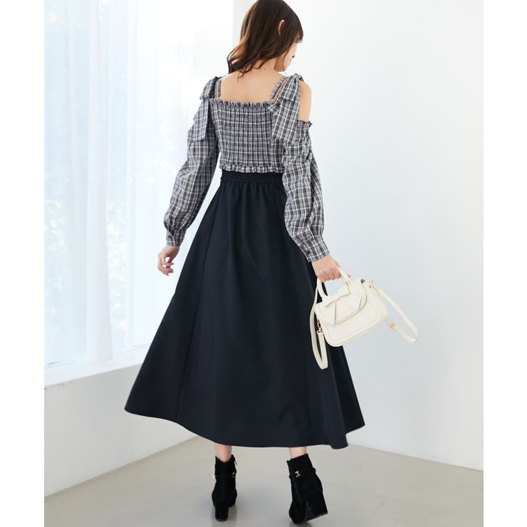 2way肩リボンドッキングワンピ | MAJESTIC LEGON  | 詳細画像25 