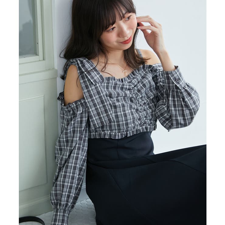 2way肩リボンドッキングワンピ | MAJESTIC LEGON  | 詳細画像27 