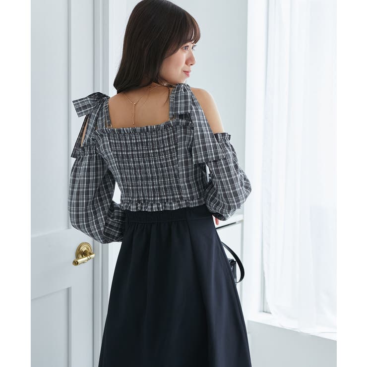 2way肩リボンドッキングワンピ | MAJESTIC LEGON  | 詳細画像28 