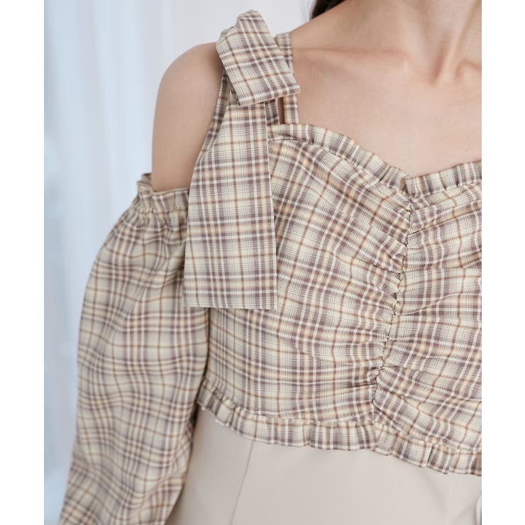 2way肩リボンドッキングワンピ | MAJESTIC LEGON  | 詳細画像9 