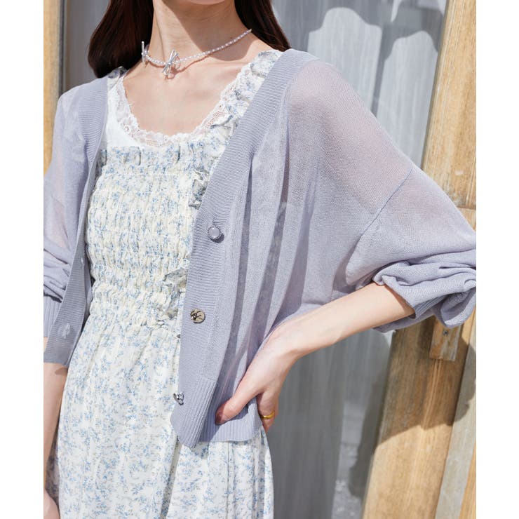 フリルショルダーレースアップワンピ | MAJESTIC LEGON  | 詳細画像11 