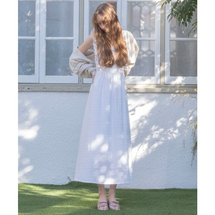 フリルショルダーレースアップワンピ | MAJESTIC LEGON  | 詳細画像38 