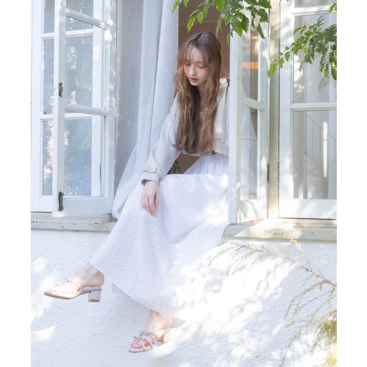 フリルショルダーレースアップワンピ | MAJESTIC LEGON  | 詳細画像40 