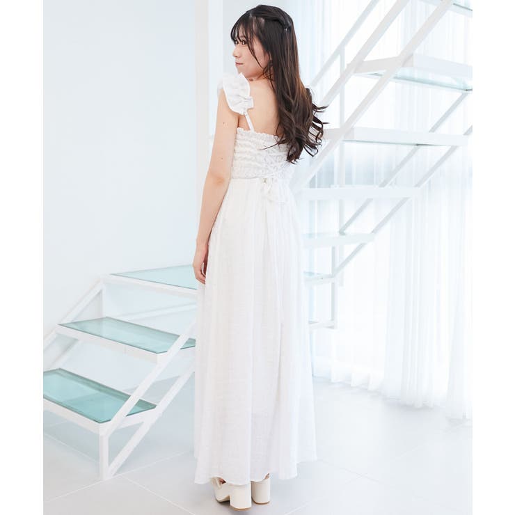 フリルショルダーレースアップワンピ | MAJESTIC LEGON  | 詳細画像46 