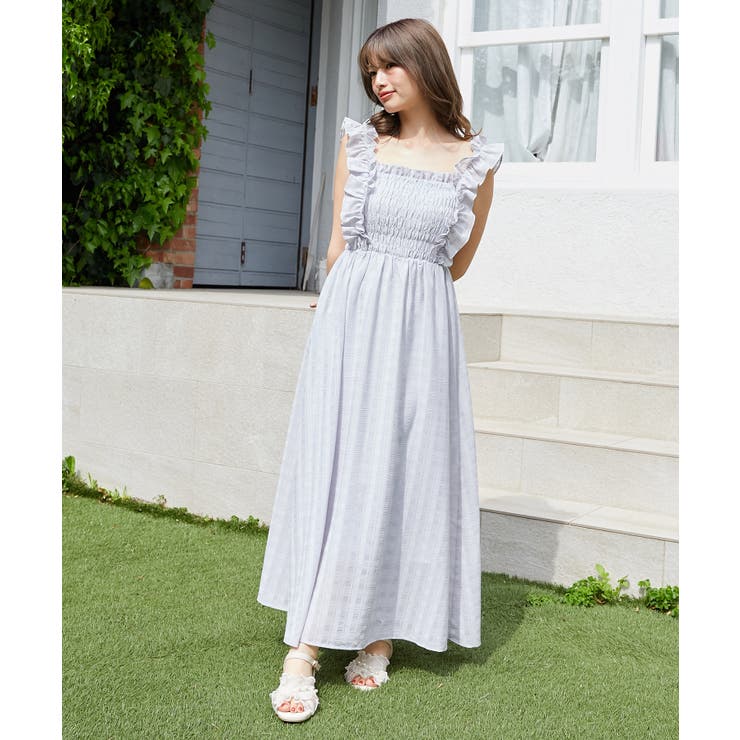 フリルショルダーレースアップワンピ | MAJESTIC LEGON  | 詳細画像50 