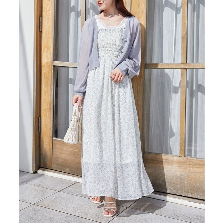 フリルショルダーレースアップワンピ | MAJESTIC LEGON  | 詳細画像6 