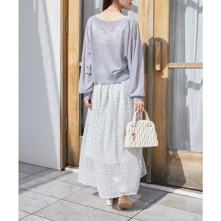 フリルショルダーレースアップワンピ | MAJESTIC LEGON  | 詳細画像8 