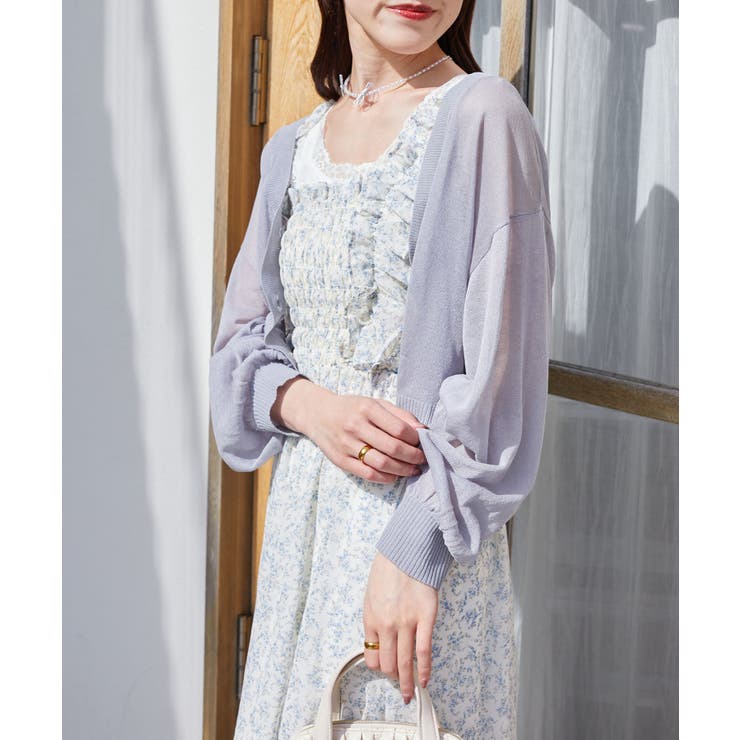 フリルショルダーレースアップワンピ | MAJESTIC LEGON  | 詳細画像9 