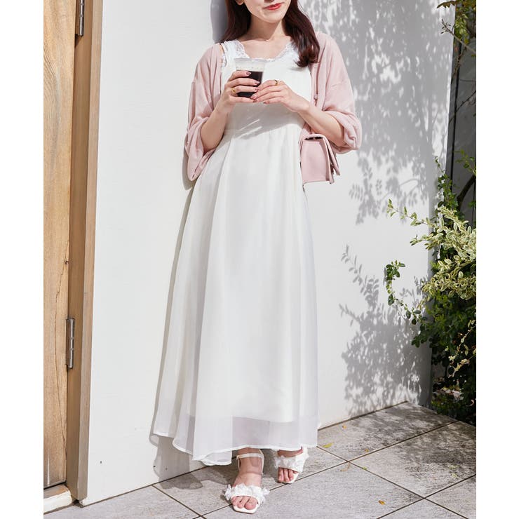 アイボリー | シアーレディキャミワンピ | MAJESTIC LEGON 